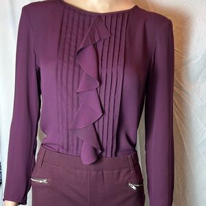 Banana Republic Single Ruffle Blouse